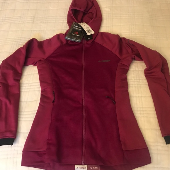 ADIDAS TERREX STOCKHORN HOODED FLEECE JACKET - Picture 2 of 9